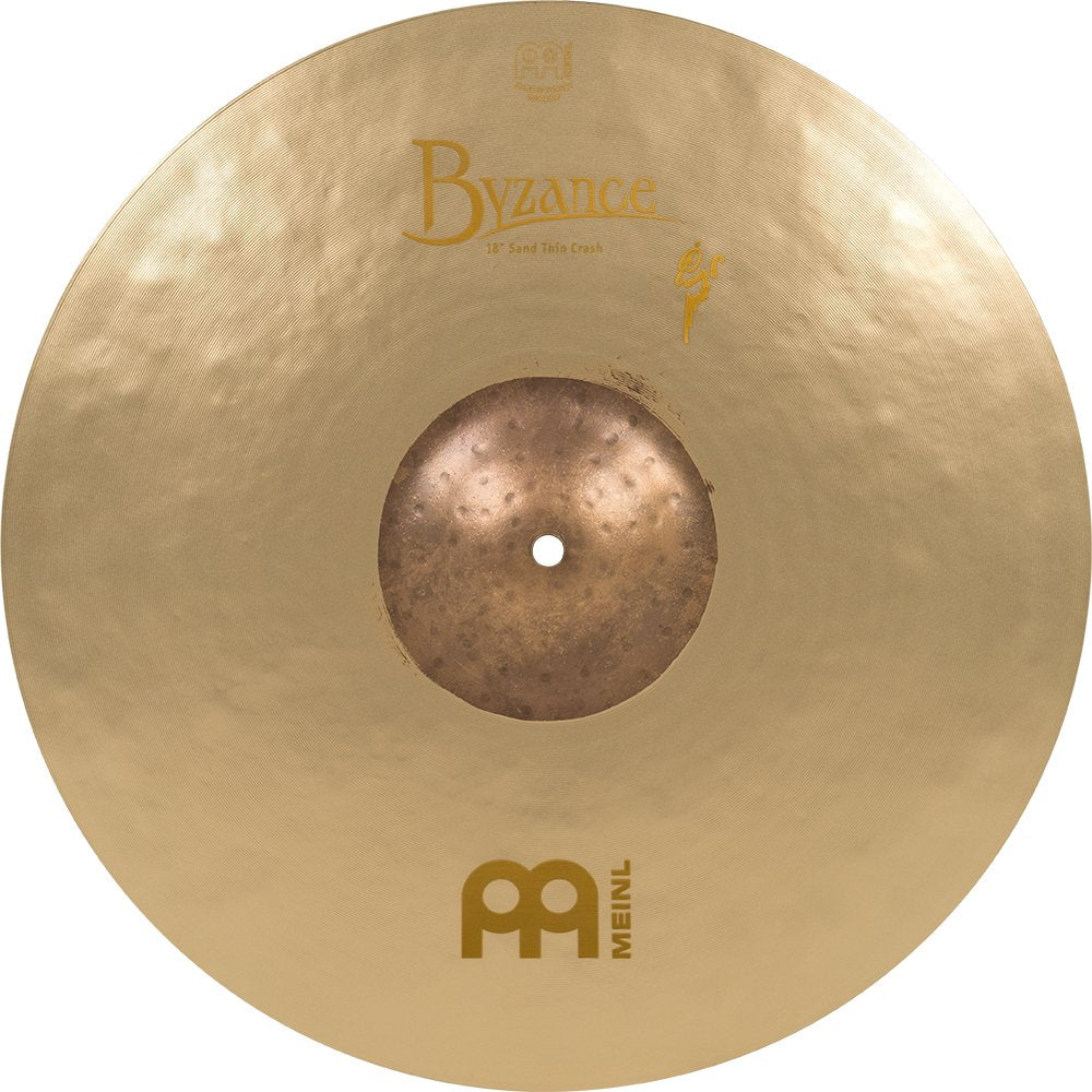 Meinl 18" Byzance Vintage Sand Thin Crash Cymbal - Image 6