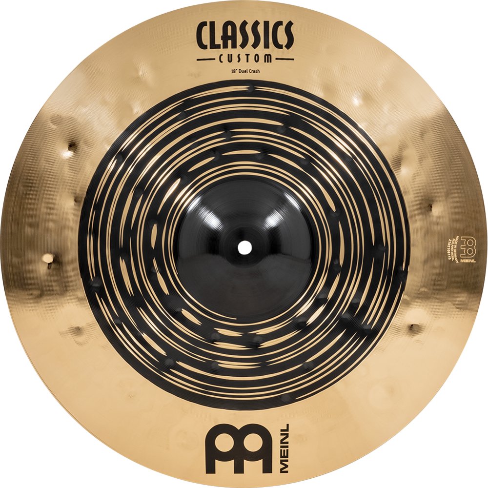 Meinl 18" Classics Custom Dual Crash Cymbal - Image 6