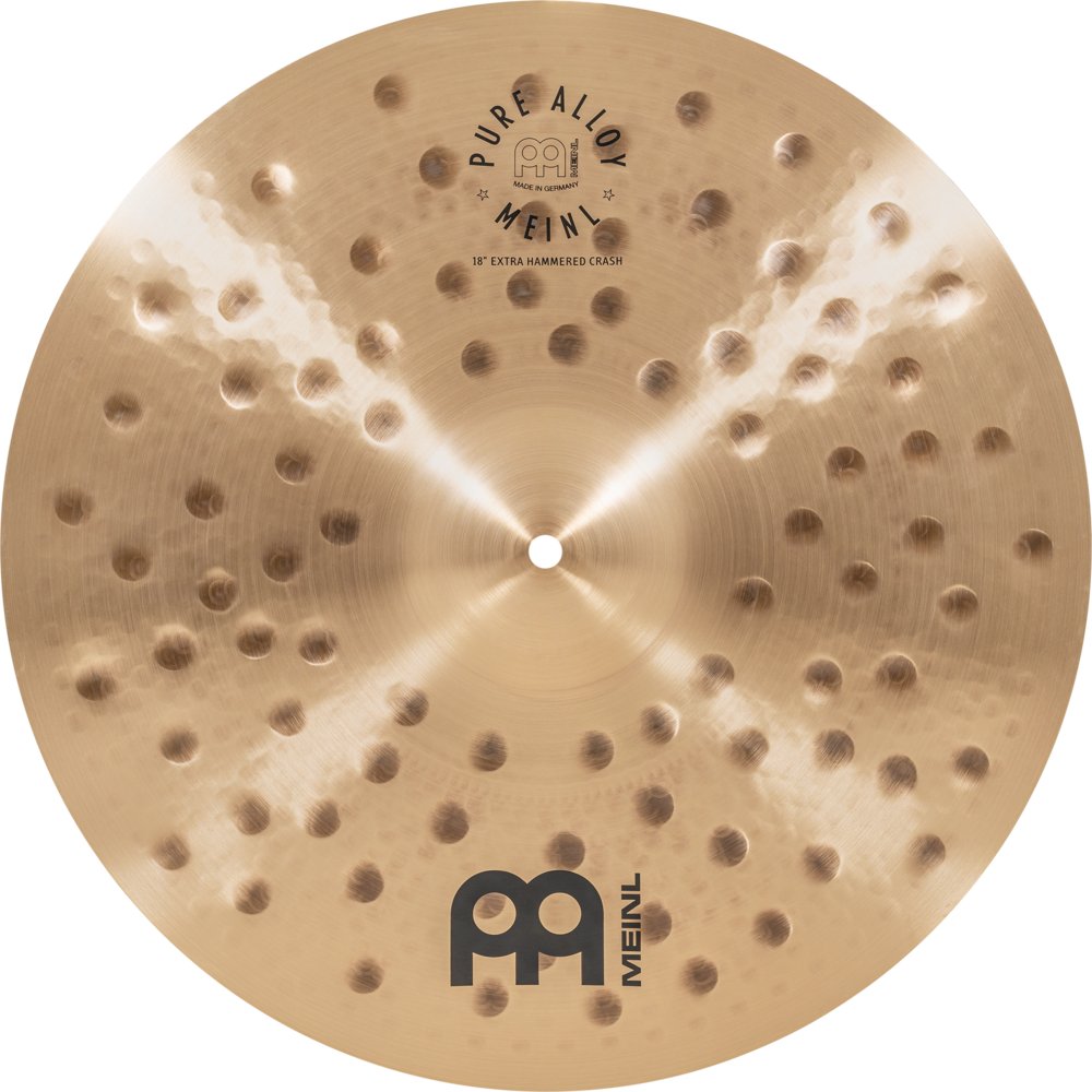 Meinl 18" Pure Alloy Extra Hammered Crash Cymbal - Image 8
