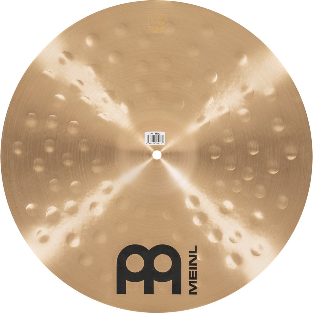 Meinl 18" Pure Alloy Extra Hammered Crash Cymbal - Image 1