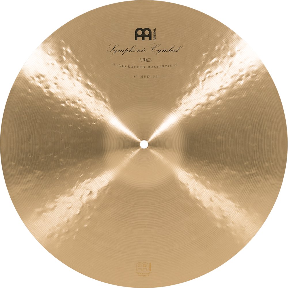 Meinl 18" Symphonic Medium Cymbal Pair - Image 4