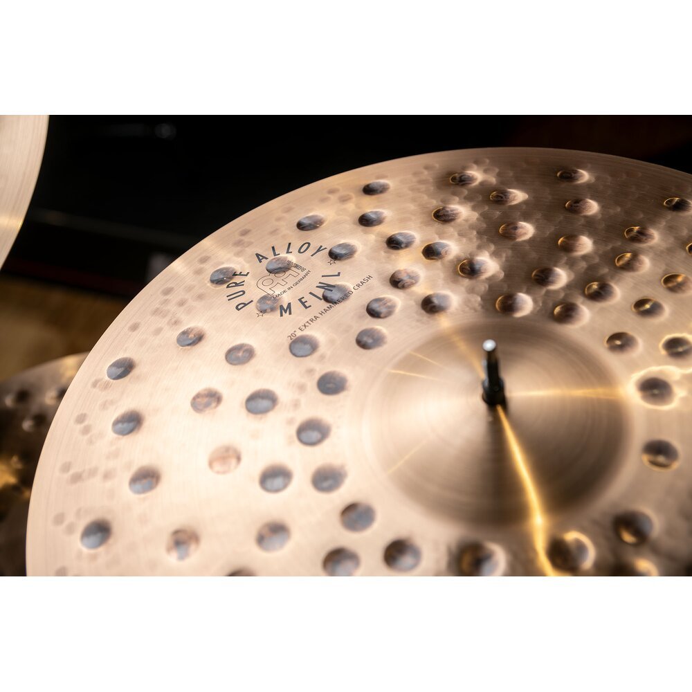 Meinl 20" Pure Alloy Extra Hammered Crash Cymbal - Image 6