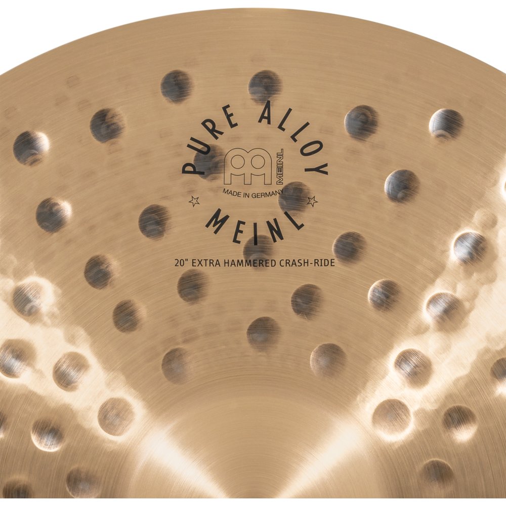 Meinl 20" Pure Alloy Extra Hammered Crash-Ride Cymbal - Image 3