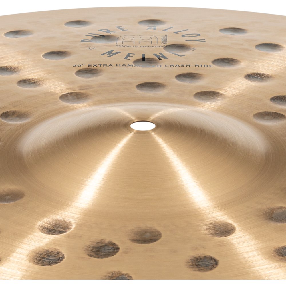 Meinl 20" Pure Alloy Extra Hammered Crash-Ride Cymbal - Image 4