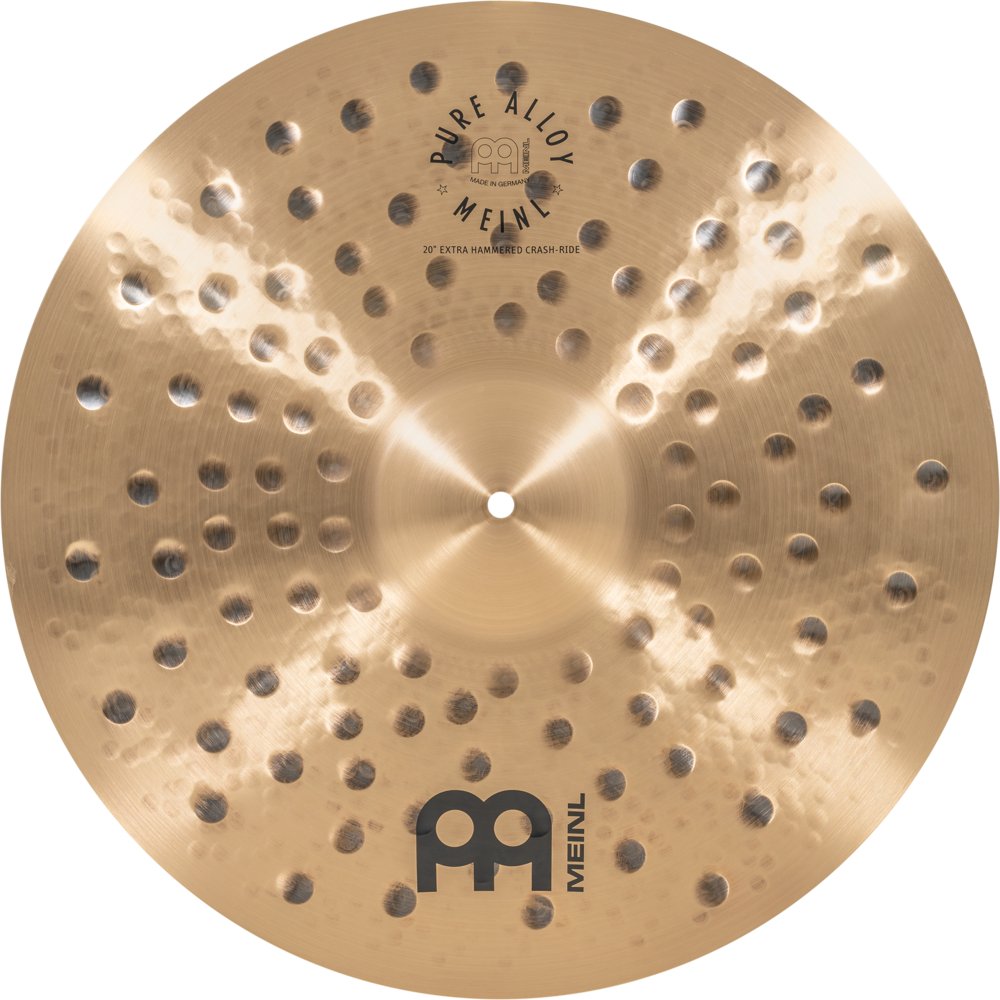 Meinl 20" Pure Alloy Extra Hammered Crash-Ride Cymbal - Image 8
