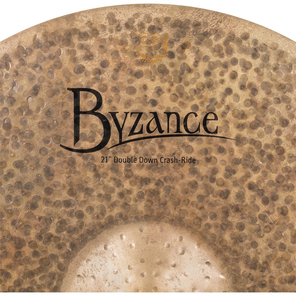 Meinl 21" Byzance Dark Double Down Crash-Ride Cymbal - Image 3