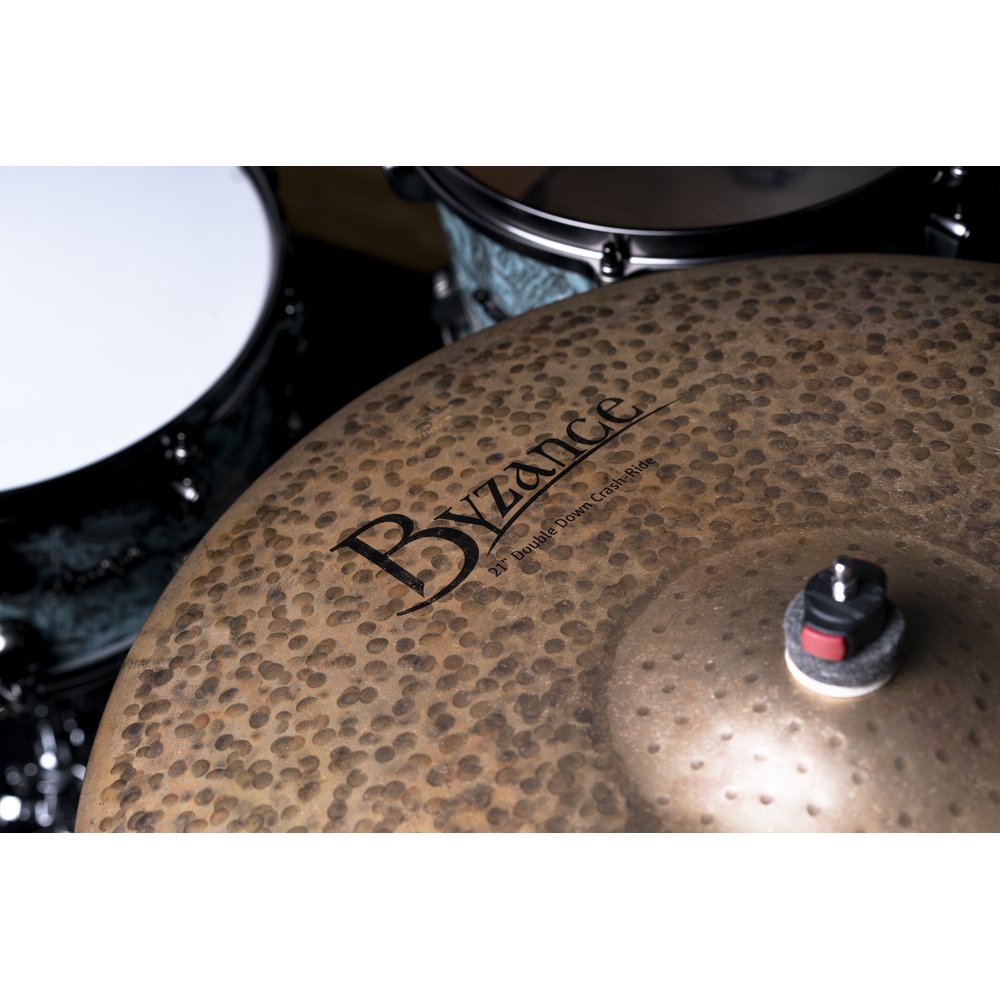 Meinl 21" Byzance Dark Double Down Crash-Ride Cymbal - Image 6