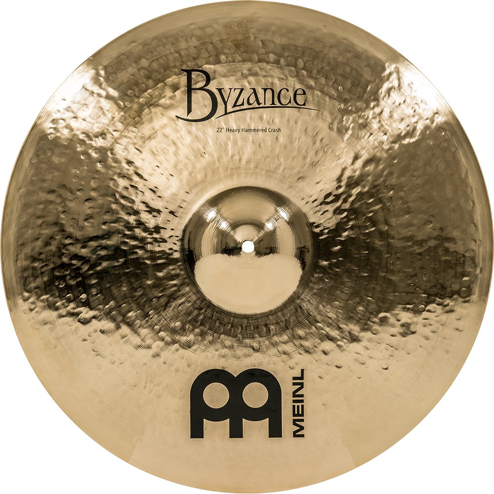 Meinl 22" Byzance Brilliant Heavy Hammered Crash Cymbal - Image 6