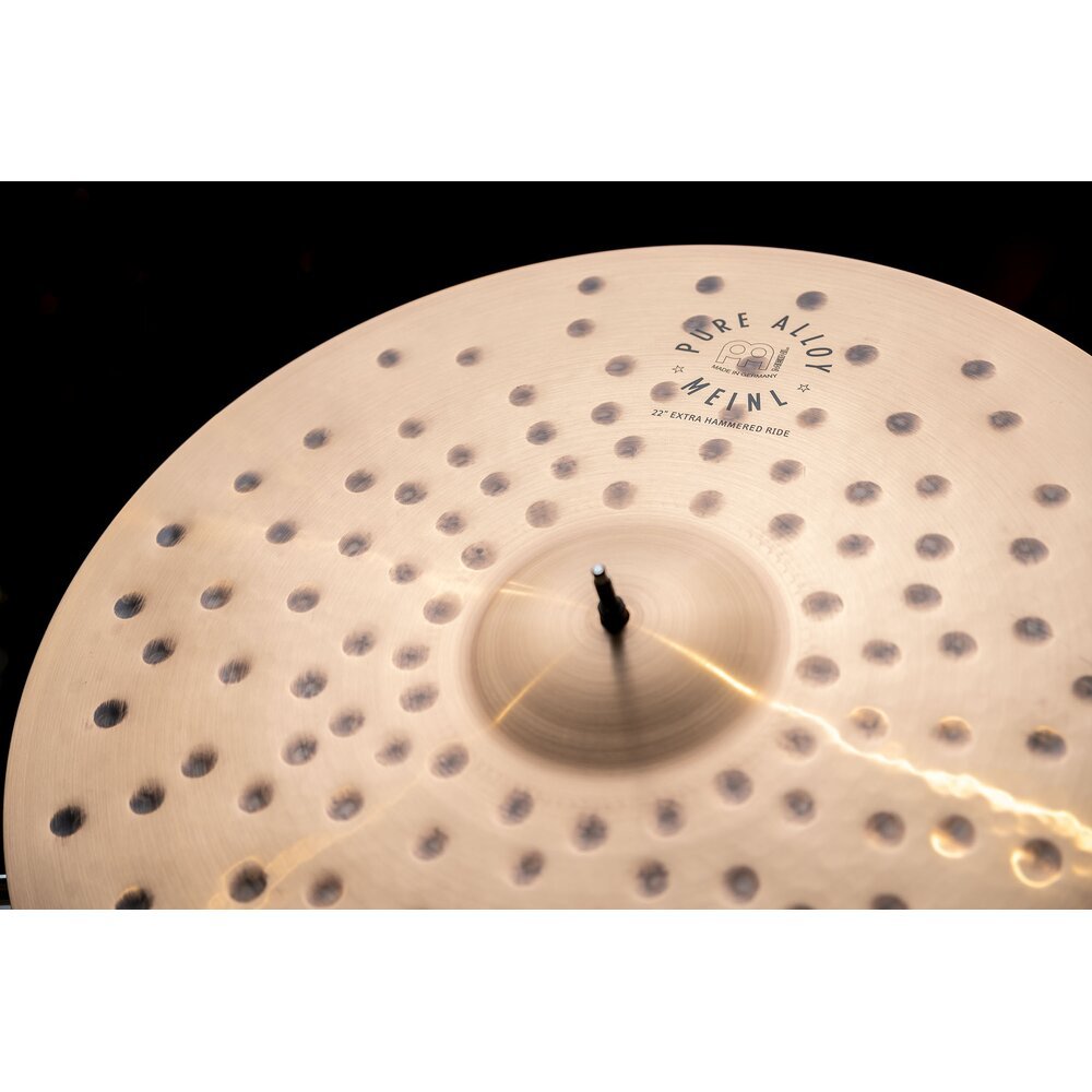 Meinl 22" Pure Alloy Extra Hammered Ride Cymbal - Image 6