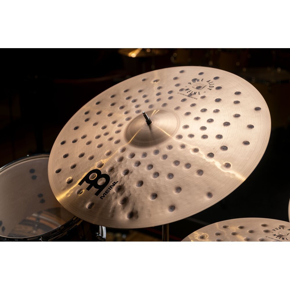 Meinl 22" Pure Alloy Extra Hammered Ride Cymbal - Image 7