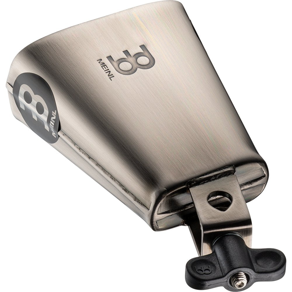Meinl 4.5" Low Pitched Steel Cowbell - Steel Finish - Image 3