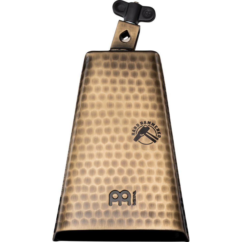 Meinl 8" Big Mouth Hand Hammered Gold Cowbell - Image 1