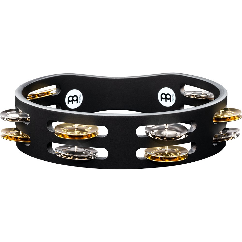 Meinl 8" Double Row Compact Tambourine - Steel/Brass Jingles - Image 3