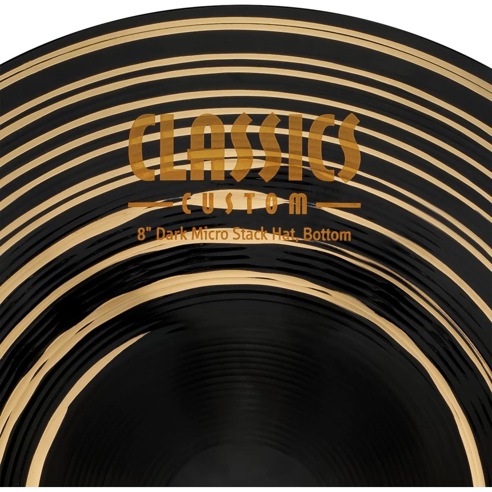 Meinl 8" Micro Stack Hi-Hat Cymbals Logo