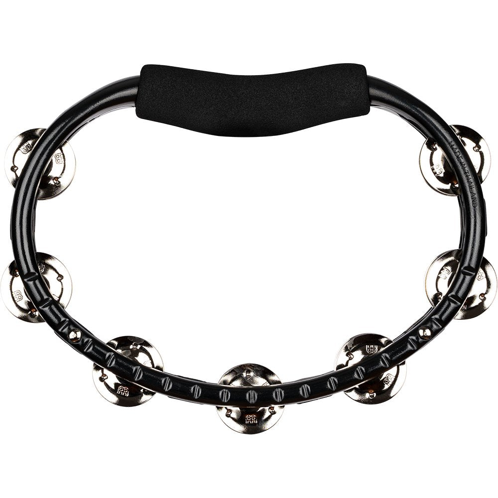 Meinl ABS Double Row Black Tambourine-Steel Jingles - Image 1
