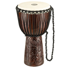 Meinl African Style 12" Djembe - Village Carving - Image 11