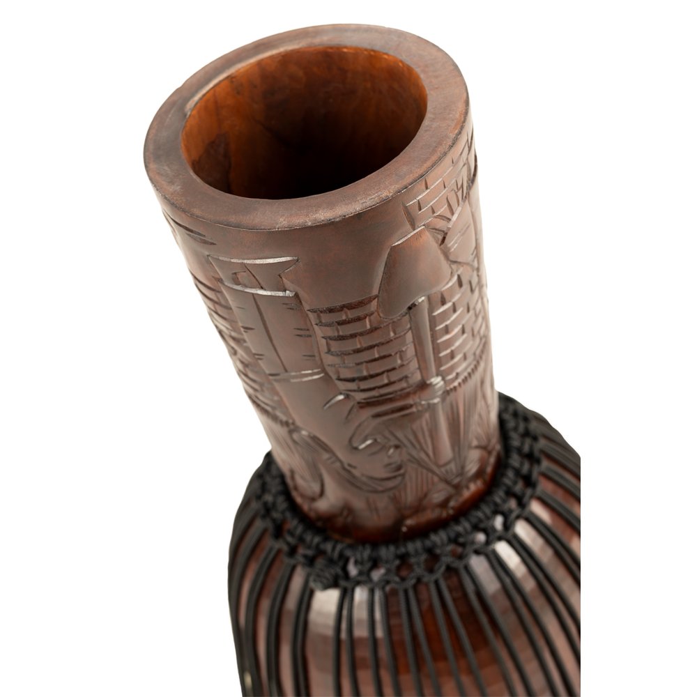 Meinl African Style 12" Djembe - Village Carving - Image 5