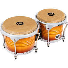 Meinl Free Ride Series Bongos - Gold Amber Sunburst with Chrome Hardware - Image 4