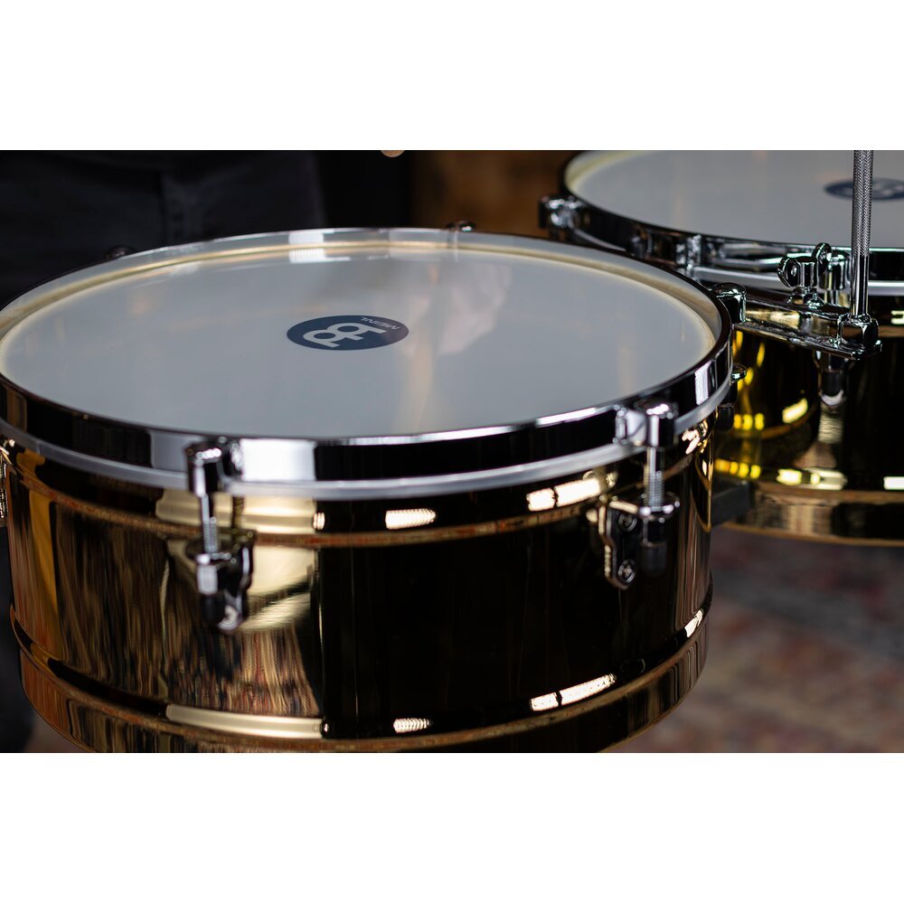Meinl Marathon Timbales - 14"/15" with Brass Finish - Image 3