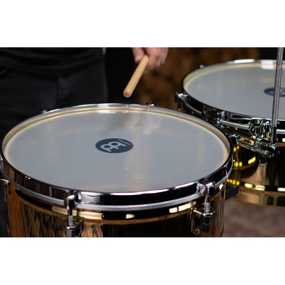 Meinl Marathon Timbales - 14"/15" with Brass Finish - Image 4