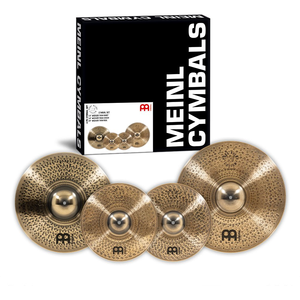 Meinl Pure Alloy Custom Cymbal Set - 14" / 18" / 20" - Image 6