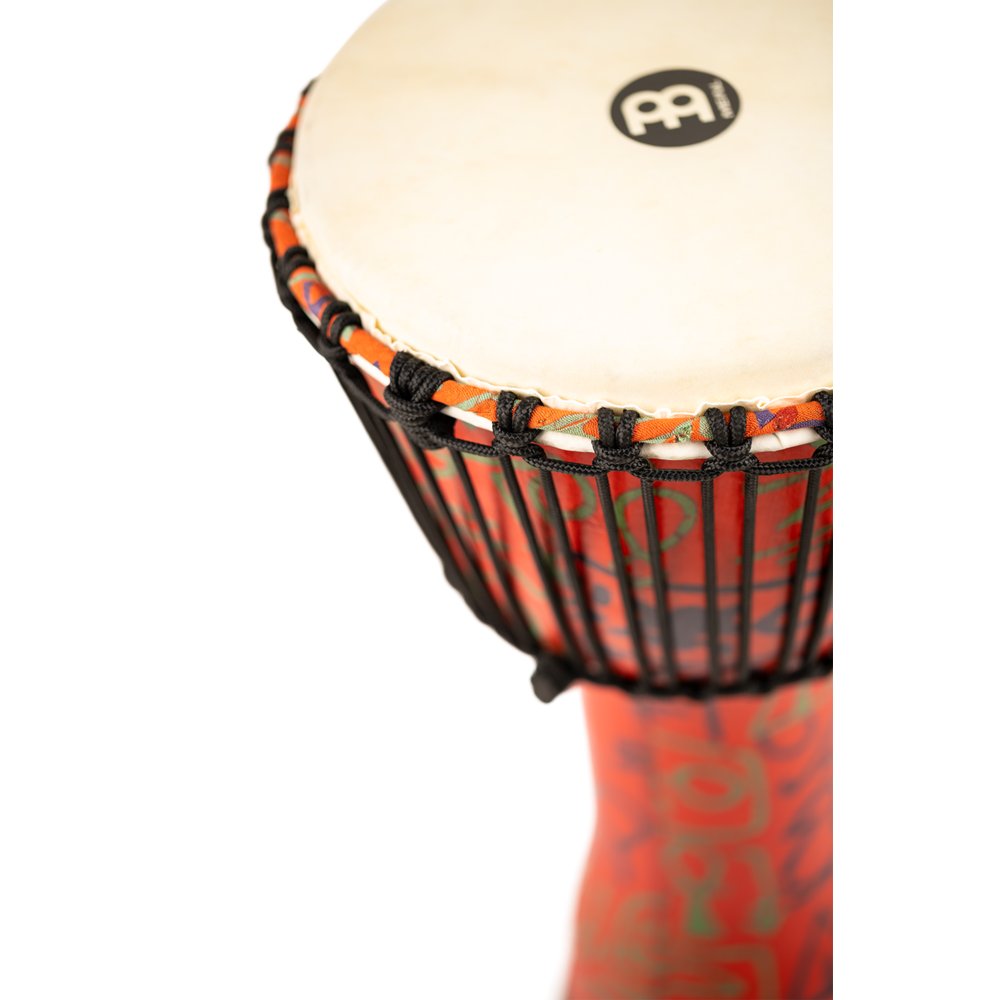 Meinl Rope-tuned Travel Djembe with Goatskin Head - 10" x 20" - Pharaoh's Script - Image 2