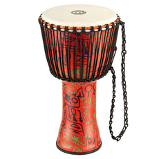 Meinl Rope-tuned Travel Djembe with Goatskin Head - 12" x 24" - Pharaoh's Script - Image 10