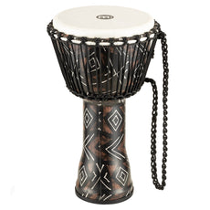 Meinl Rope-tuned Travel Djembe with Synthetic Head - 10" x 20" - Kanga Sarong - Image 10