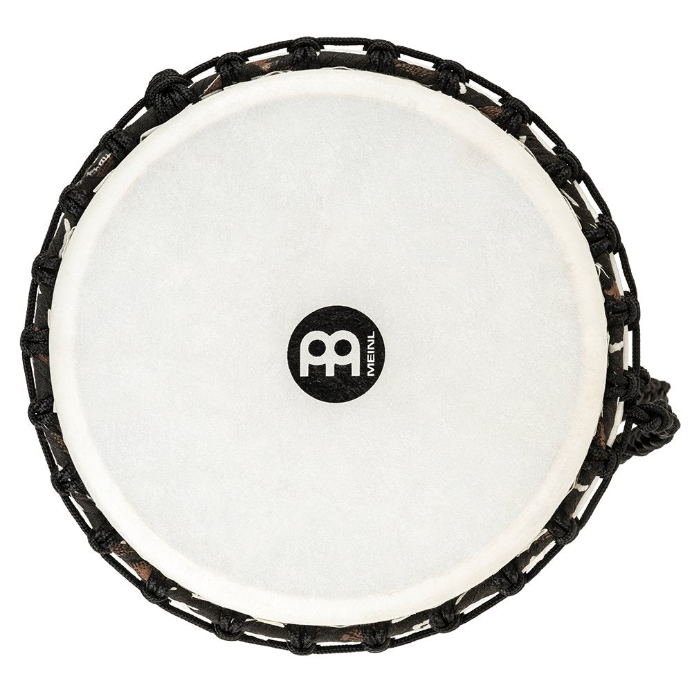 Meinl Rope-tuned Travel Djembe with Synthetic Head - 10" x 20" - Kanga Sarong - Image 3