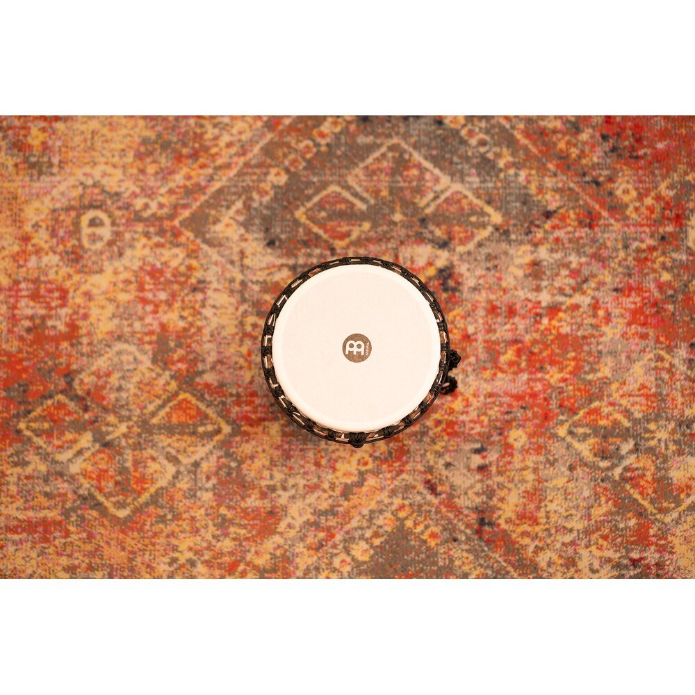 Meinl Rope-tuned Travel Djembe with Synthetic Head - 10" x 20" - Kanga Sarong - Image 7