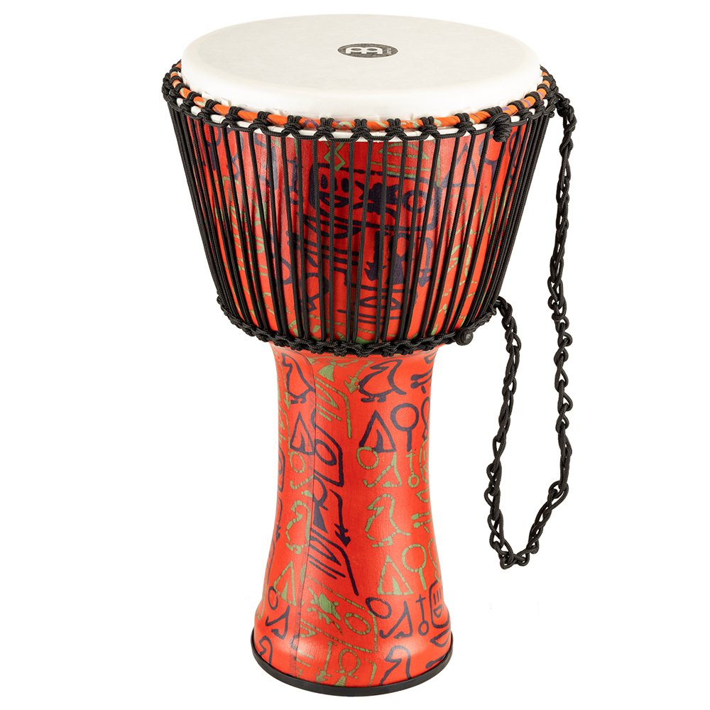 Meinl Rope-tuned Travel Djembe with Synthetic Head - 14" - Pharaoh's Script - Image 10