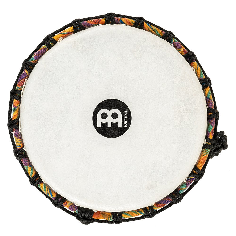 Meinl Rope-tuned Travel Djembe with Synthetic Head - 8" - Kenyan Quilt - Image 3