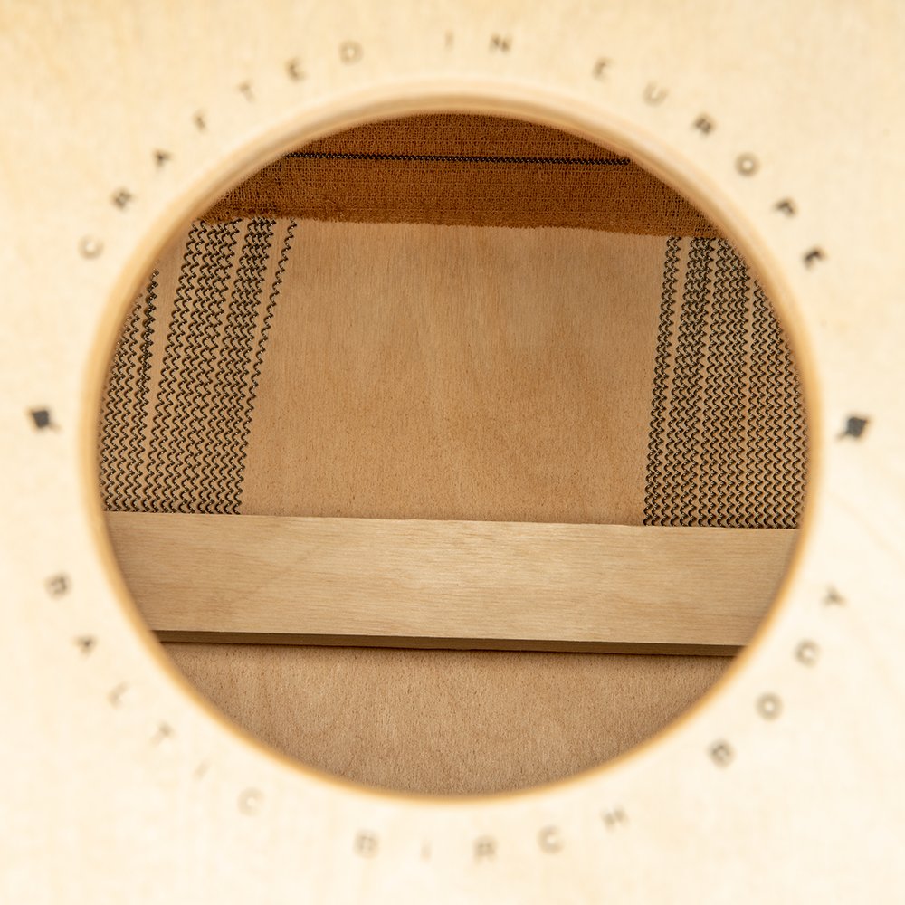 Meinl Snarecraft Baltic Birch Cajon - 19" x 11.75" x 11.75" - Almond Birch Frontplate - Image 21