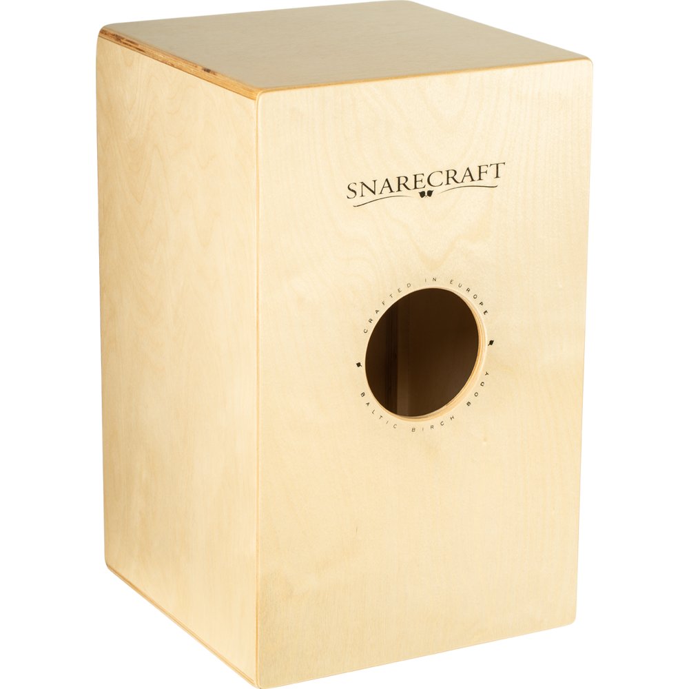 Meinl Snarecraft Baltic Birch Cajon - 19" x 11.75" x 11.75" - Almond Birch Frontplate - Image 1