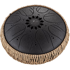 Meinl Sonic Energy Medium Octave Steel Tongue Drum 10" - B Minor/8 Notes MOSTD1BK