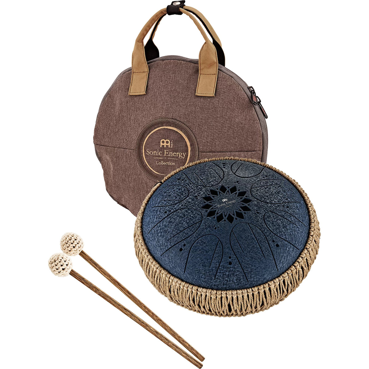 Meinl Sonic Energy Medium Octave Steel Tongue Drum 10" - C Minor/8 Notes Accessories MOSTD2NB