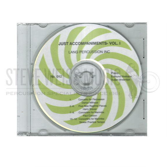 Milhaud/Breuer/Creston-Just Accompaniments Vol. 1 (CD)