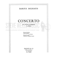 Milhaud-Concerto for Marimba and Vibraphone (2S)-M/V/PN OS