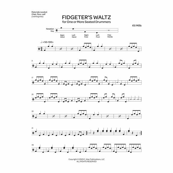 Mills-Fidgeter's Waltz-P