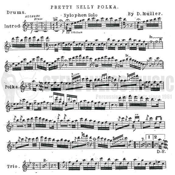 Muller-Pretty Nelly Polka (Parts only)-X/orch.