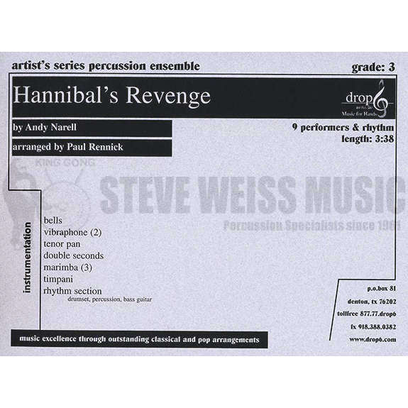 Narell-Hannibal's Revenge (SP)-B/2V/3M/Steel drs./4T/P/BG