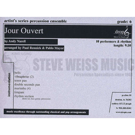 Narell-Jour Ouvert (SP)-B/2V/4M/Steel drs./4T/P/BG