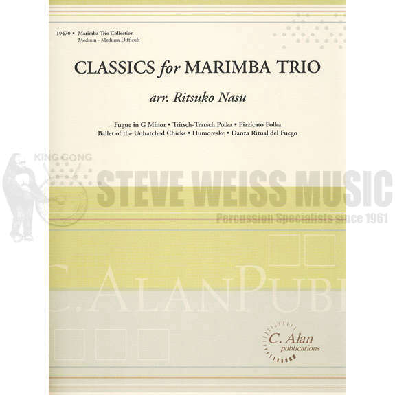 Nasu (arr.)-Classics for Marimba Trio (SP)-3M