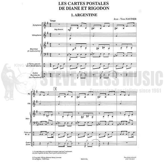 Naviner-Les Cartes Postales de Diane et Rigodon (SP)-B/2V/X/M/P