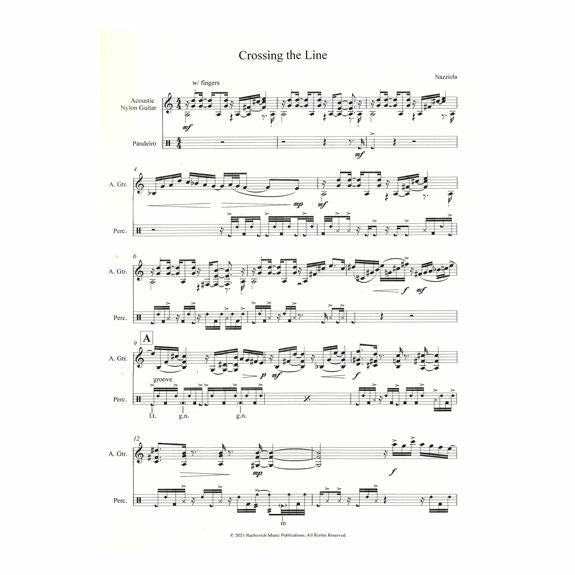 Nazziola-Crossing the Line (SP)-Pandeiro/GT