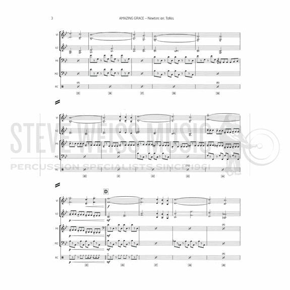 Newton-Amazing Grace arr. Tolles (SP)-2V/2M/P