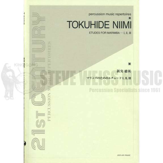 Niimi-Etudes for Marimba I, II, III-M