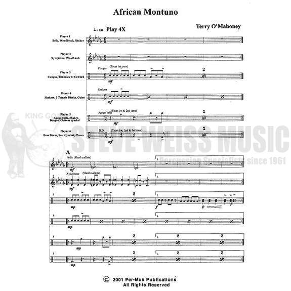 O'Mahoney-African Montuno (SP)-B/X/P
