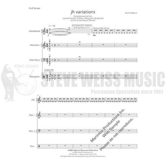 O'Meara-JH Variations (SP)-V/2M/DS
