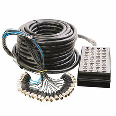 On Stage In Line Audio Series 24x4 Stage Snake - 50ft